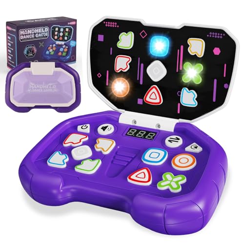 Handheld Spielkonsole Quick Push Spiel, Fidget Toys Kinder, Elektronisches Puzzle-Spiel mit LED & Sound, Antistress Spielzeug Sensorspiel für Jungen, Mädchen & Erwachsene, Geschenk für 3-12 Jahre von SZJJX