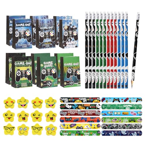 SZSMW 48 Videospiele Party Mitgebsel - Videospiel Thema GeschenktüTen - Videospiel Party GeschenktüTen - Ideal FüR die Verwendung Als Geburtstagsgeschenk FüR Kinder, Souvenirs, Schulkursbelohnungen SZSMW 48 Videospiele Party Mitgebsel - Videospiel Thema GeschenktüTen - Videospiel Party GeschenktüTen - Ideal FüR die Verwendung Als Geburtstagsgeschenk FüR Kinder, Souvenirs, Schulkursbelohnungen von SZSMW