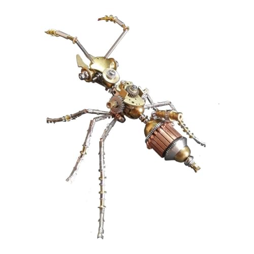 3D Metall Puzzle Mechanisch, 190CS Mini Ant Modell, 3D Puzzle Kit Metall Modell Sci-Fi Punk Spielzeug Set für Erwachsene und Kinder von SZSXYBZ