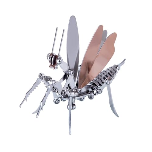 Insect 3D Puzzle Metal Mantis Puzzle Stainless Steel DIY Assembled Puzzle Desk Toy, Gift for Adults von SZSXYBZ