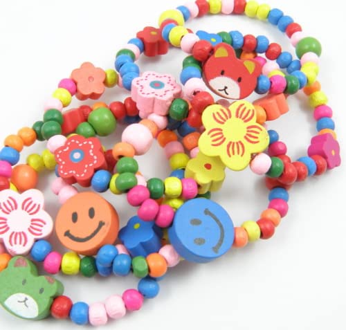Armband Mädchen, Bunte Armbänder Kinder hölzern, 12 Stück Schmuck Mädchen, Mitgebsel Kindergeburtstag Gastgeschenke Mädchen, Freundschaftsarmband Kinder, Kinderschmuck Armband Mädchen, Bunte Armbänder Kinder hölzern, 12 Stück Schmuck Mädchen, Mitgebsel Kindergeburtstag Gastgeschenke Mädchen, Freundschaftsarmband Kinder, Kinderschmuck von SZXMDKH