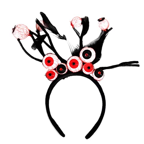 SZYDD Halloween Stirnband Kopfschmuck Hüpfen Blut Augapfel geformt Stirnband Gruselig Augapfel geformt Stirnband Halloween Party Kopfbedeckung Kinder und Erwachsene von SZYDD