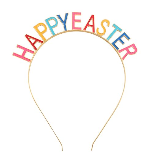 SZYDD Happy Easter Crown Tiara 2024 Happy Party Stirnband Karneval Party Krone Tiara Erwachsene Teen Urlaub Feier Party Requisiten von SZYDD