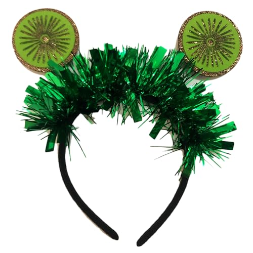 SZYDD Hawaiianisches Obst Stirnband Hawaii Party Feier Stirnband für Familienfeier Funkelnde Kiwi Stirnband Haarschmuck Haarschmuck Grüße Filztuch von SZYDD