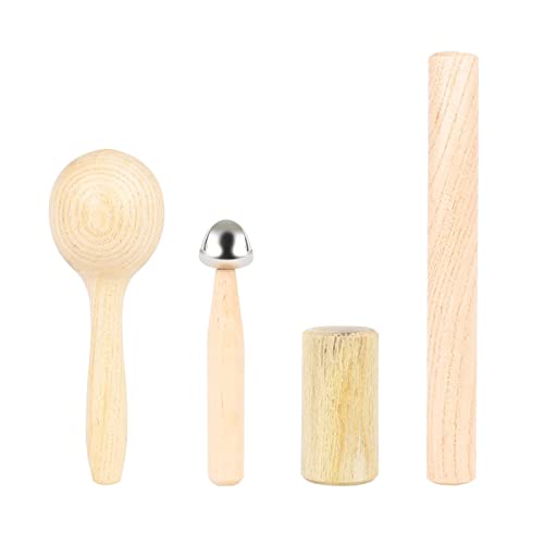 SZYDD Holz-Percussion-Instrumente, Vorschule, Lernset, Weihnachten, Geburtstag, Geschenk-Sets für Kleinkinder, Kinder, 4 Stück von SZYDD