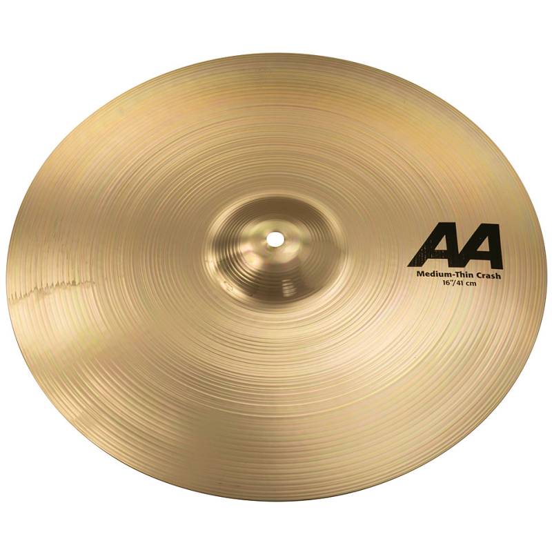 Sabian AA 16" Brilliant Medium Thin Crash Crash-Becken von Sabian