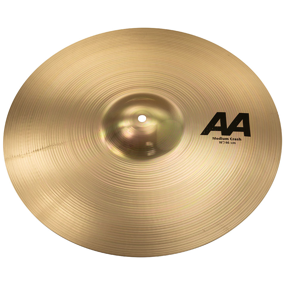 Sabian AA 18" Brilliant Medium Crash Crash-Becken von Sabian