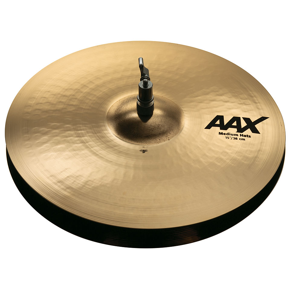 Sabian AAX 15" Medium Hats Brilliant Hi-Hat-Becken von Sabian