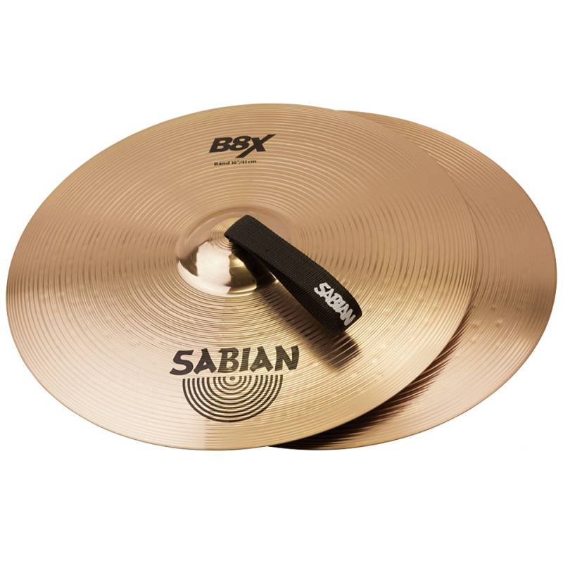 Sabian B8X Marching Cymbals 16" Band Pair Marschbecken von Sabian