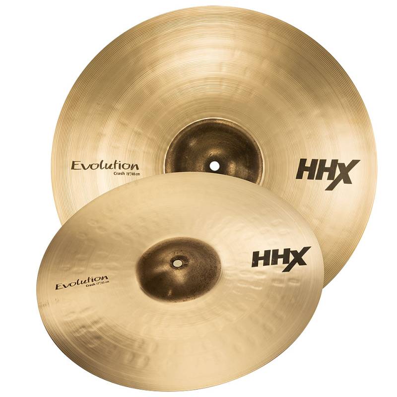 Sabian HHX Evolution Crash Pack 17" + 19" Becken-Set von Sabian