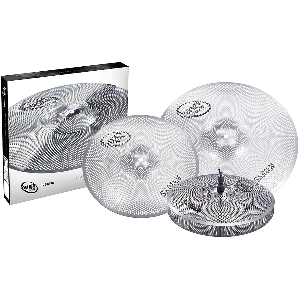 Sabian Quiet Tone 13/14/18 Low Volume Practice Cymbal Set Becken-Set von Sabian