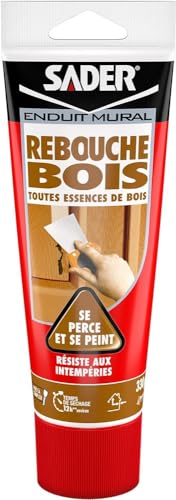 Sader Holzspachtel aus Paste – Spachtelmasse für außen und innen – zum Füllen von Löchern und Rissen bis zu 1 cm – Holzpaste ohne Lösungsmittel – Holzfarbe – 1 Tube 330 g Sader Holzspachtel aus Paste – Spachtelmasse für außen und innen – zum Füllen von Löchern und Rissen bis zu 1 cm – Holzpaste ohne Lösungsmittel – Holzfarbe – 1 Tube 330 g von Sader
