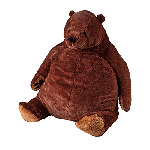 Riesiger Teddybär Spielzeug Plüschtier Puppe Djungelskog Bär Braun Plüsch Bär Spielzeug für Kinder Weiches Flauschiges Kuschelkissen Home Decor Valentinstag Geburtstag Geschenk (Braun , 100CM) von Saeevima