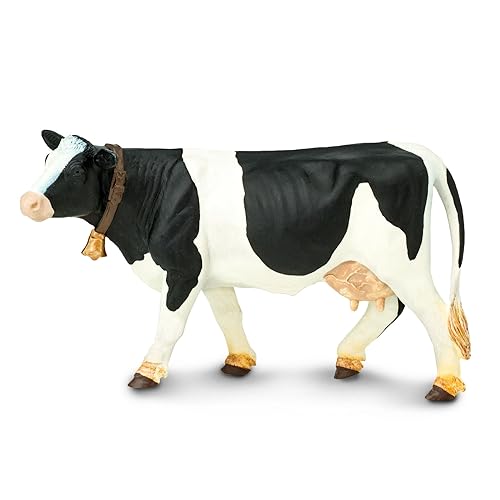 Safari Ltd. Holstein Cow Figurine - Lebensechte 5" Modellfigur - Pädagogisches Spielzeug für Jungen, Mädchen und Kinder ab 3 Jahren von Safari Ltd.