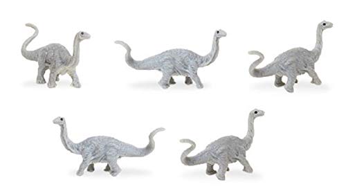 Safari - 348022 - Good Luck Minis - Glücksminis, Dinosaurier, Apatosaurus, ca. 3,8cm, PVC, 5 Stück von Safari Ltd.