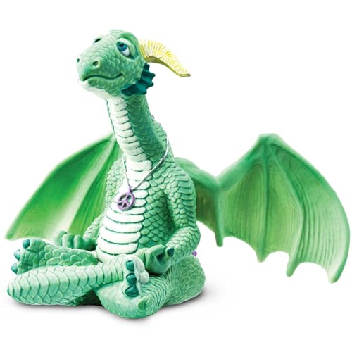 Safari Friedensdrache 8,4 cm | Handbemalte Drachenfigur | Ungiftig und BPA-frei | Für Kinder ab 3 Jahren geeignet Ltd von Safari Ltd.