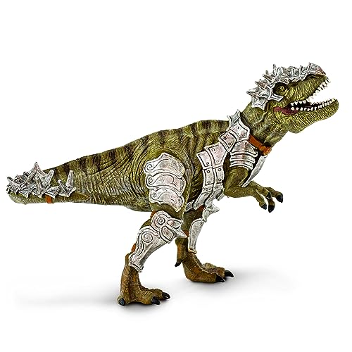 Safari Ltd. Gepanzerte Tyrannosaurus Rex Figur – Detaillierte 15,2 cm T-Rex-Figur – Dinosaurier-Spielzeug für Jungen, Mädchen und Kinder ab 3 Jahren von Safari