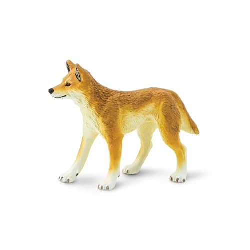 Safari Ltd. Dingo Figurine - Lebensechte 4" Modellfigur - Pädagogisches Spielzeug für Jungen, Mädchen und Kinder ab 3 Jahren, Weiß von Safari Ltd.