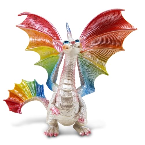 Safari Ltd. Feen-Regenbogen-Drache – 16,5 cm Fantasy-Figur – mythisches Spielzeug für Jungen, Mädchen und Kinder ab 3 Jahren von Safari Ltd.