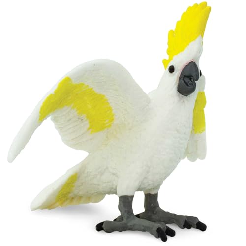 Safari Ltd. S263829 Wings of The World Cockatoo Kakadu Kunststoff-Miniatur von Safari Ltd.