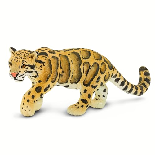 Safari Ltd. Leopardo Nublado 12,7cm | Tierfiguren aus Zoológica | Ungiftig und frei von BPA | Geeignet für Kinder ab 3 Jahren von Safari Ltd.