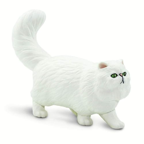 Safari Perserkatze Figur | 3“ Realistische Katzenfigur | Ungiftig & BPA-frei | Für Kinder ab 3 Jahren geeignet Ltd von Safari Ltd.