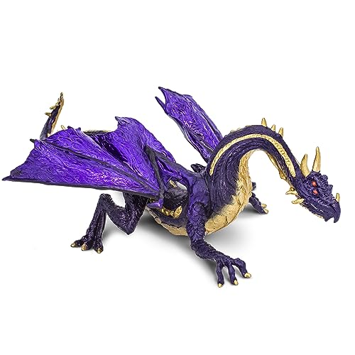 Safari Midnight Moon Dragon 20,6 cm | Handbemalte Drachenfigur | Ungiftig und BPA-frei | Für Kinder ab 3 Jahren geeignet Ltd von Safari Ltd.