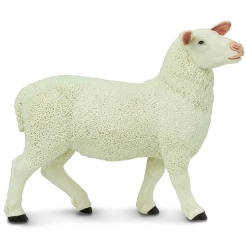 Safari Ltd. Ewe Figur – lebensechte 7,6 cm Modellfigur – Lernspielzeug für Jungen, Mädchen und Kinder ab 3 Jahren von Safari Ltd.