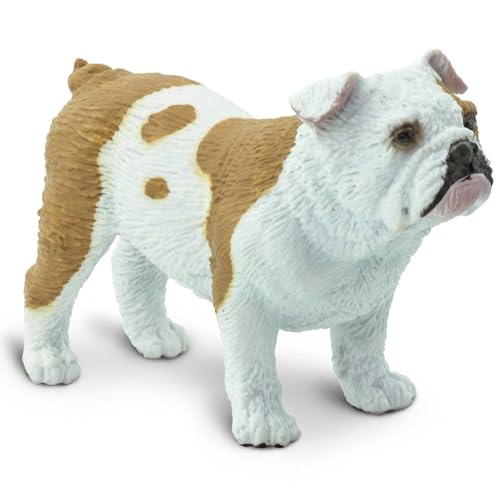 Safari Ltd. S250729 Best in Show Dogs Bulldog Tiere Kunststoff-Miniatur, Mehrfarbig, S von Safari Ltd.