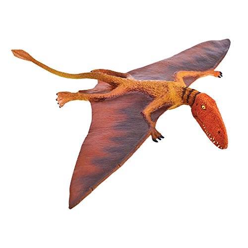 Safari s304729 Wild Prähistorische Welt dimorphodon Miniatur, Orange-braun, Dunkelblau, Rot von Safari Ltd.