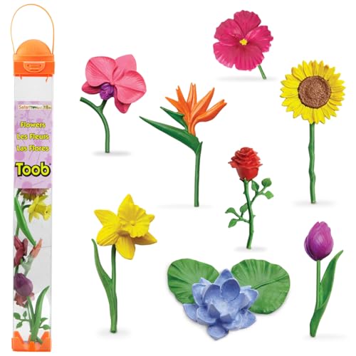 Safari 682904 Flowers (-) (-) Toob Blumen Figuren, Mehrfarbig, S von Safari Ltd.