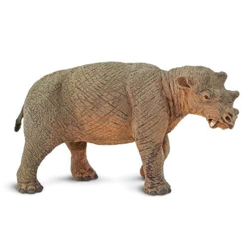 Safari Uintatherium-Figur | 5,75“ detaillierte prähistorische Figur | Ungiftig und BPA-frei | Für Kinder ab 3 Jahren geeignet Ltd von Safari Ltd.