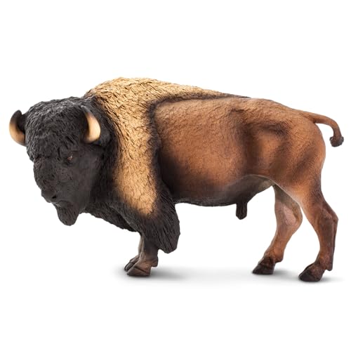 Safari 100138 Wildlife Wonders Bison Miniatur von Safari Ltd.