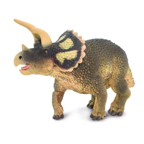 Safari Triceratops 18,6 cm | Dinosaurier-Figur | Ungiftig & BPA-frei | Für Kinder ab 3 Jahren geeignet Ltd von Safari Ltd.