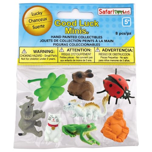 Safari Ltd. 100218 Safari Good Luck Minis Fun Pack Lucky Minature, Weiß von Safari Ltd.