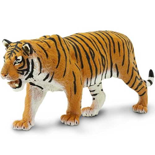 Safari Ltd. 111389 Siberian Sibirischer Tiger WW Figur, Mehrfarbig, Large von Safari Ltd.