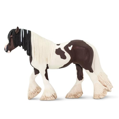 Safari Ltd. 155005 Horses Safari WC Pferde Tinker Miniatur, Zwart/Wit, M von Safari Ltd.