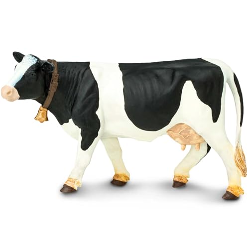 Safari Ltd. Holstein Cow Figurine - Lebensechte 5" Modellfigur - Pädagogisches Spielzeug für Jungen, Mädchen und Kinder ab 3 Jahren von Safari