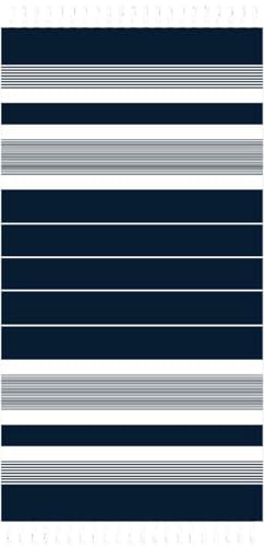 Safari 75-65019 Fouta Sabratha Color N. Blue R-04, 90 x 170 cm, bunt von Safari