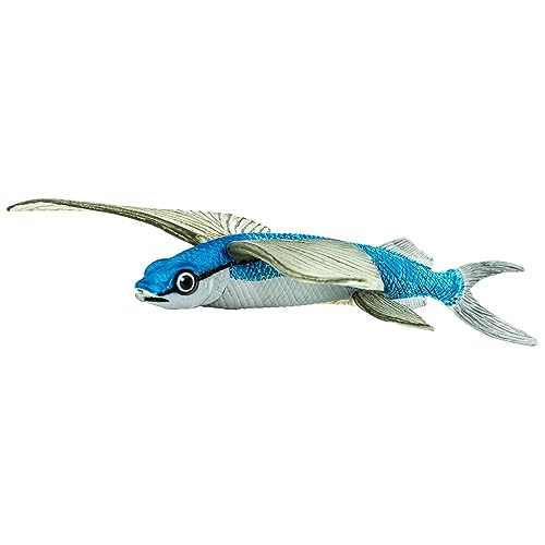 Safari Ltd. Flying Fish Figur – Detaillierte 17,8 cm große Kunststoff-Modellfigur – lustiges pädagogisches Spielzeug für Jungen, Mädchen und Kinder ab 18 Monaten von Safari Ltd.