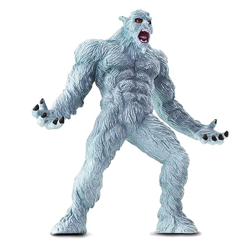 Safari Ltd Bigfoot, 8 cm, mythologische Spielzeugfiguren für Kinder | Ungiftig und BPA-frei | Für Kinder ab 3 Jahren geeignet, Hellblau, Weiß von Safari Ltd.