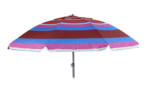 Safari Parasol POLICOT.Streifen C/PROT.UV VENTIL. 160 cm Multicolor (43312 von Safari