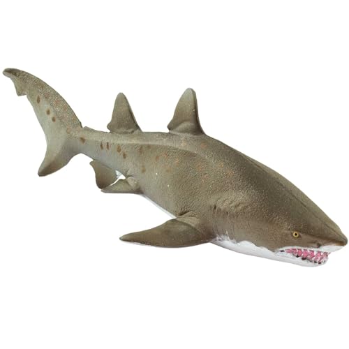 Safari Tiger Sand Shark 9cm | Ungiftig und BPA-frei | Für Kinder ab 3 Jahren geeignet Ltd von Safari