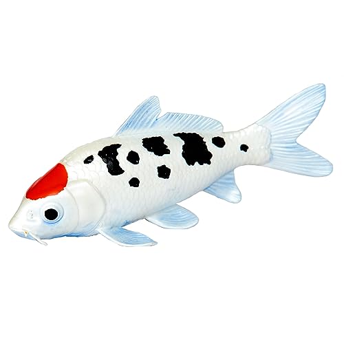 Safari Ltd. Tancho Koi Fish Figurine - Realistische 6" Fischfigur - Lehrspielzeug für Jungen, Mädchen & Kinder ab 3 Jahren von Safari Ltd.