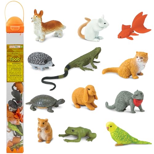 Safari Ltd. 681504 Safari Pets Tiere Pflanzenfigur, Orange/Abendrot im Zickzackmuster (Sunset Chevron), S von Safari Ltd.