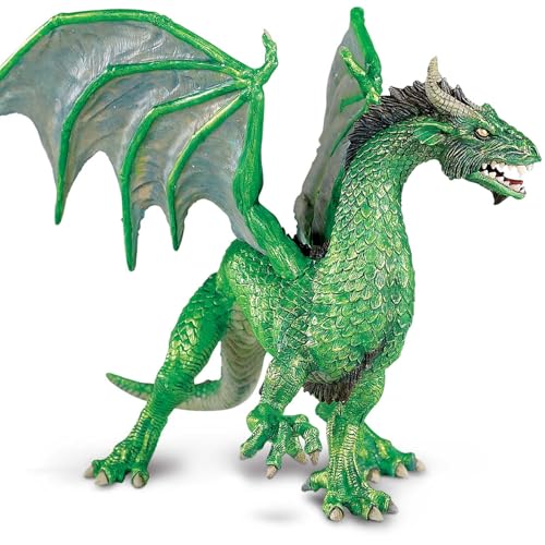 Safari Ltd. Woodland Dragon 14,6 cm | Handbemalte Drachenfigur | Ungiftig & BPA-frei | Für Kinder ab 3 Jahren geeignet von Safari Ltd.