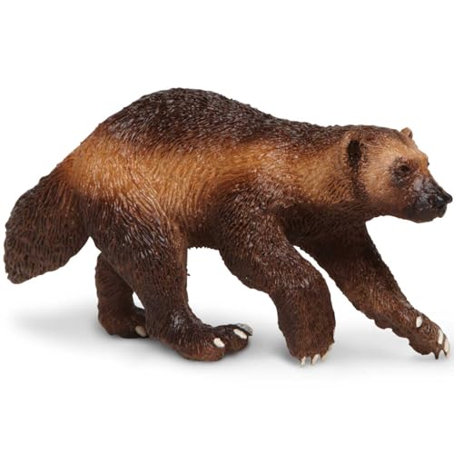 Safari Ltd. Wolverine Figur – Detaillierte 9,5 cm große Kunststoff-Modellfigur – lustiges pädagogisches Spielzeug für Jungen, Mädchen und Kinder ab 3 Jahren von Safari Ltd.