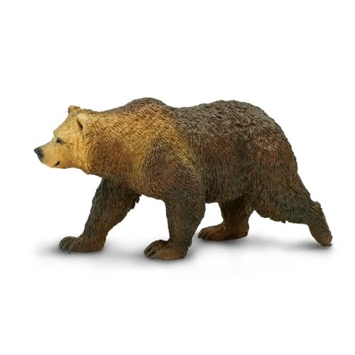 Safari s181329 Wild North American Wildlife Grizzly Bär Miniatur von Safari Ltd.