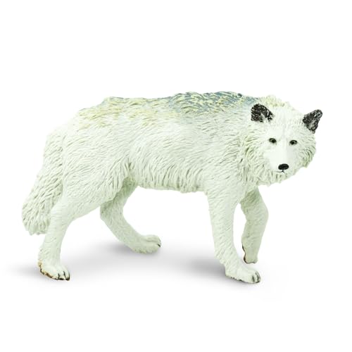 Safari Ltd 220029, Weißer Wolf-Figur von Safari Ltd.