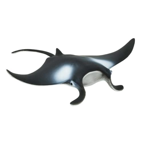 Safari Ltd. Manta Ray Figur – Realistische 10,2 cm große Meerestier-Figur – Lernspielzeug für Jungen, Mädchen und Kinder ab 3 Jahren von Safari